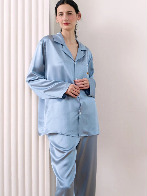 Dachshund Silk Long Pajama Set