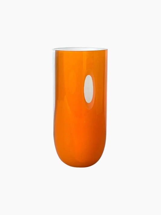 Orange and Blue Eclipse Vase