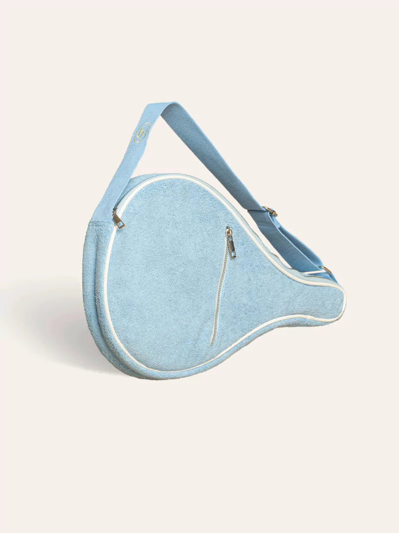 Pale Blue Terrycloth Padel & Pickleball Case