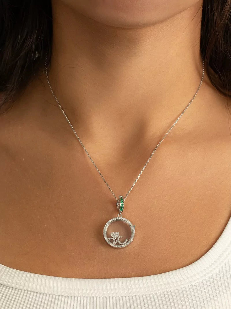 Diamond Floating Charm Locket