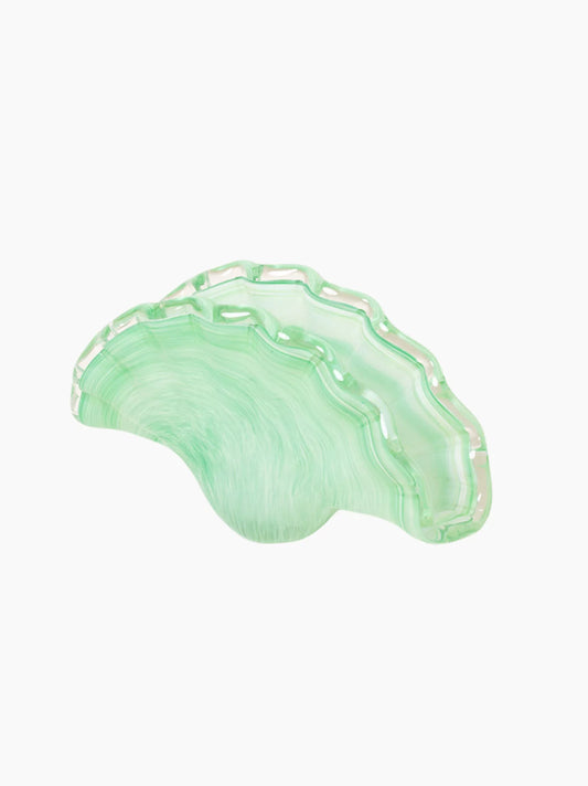 Handblown Green Napkin Holder