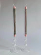 Crumpet Dinner Candles Set of 2