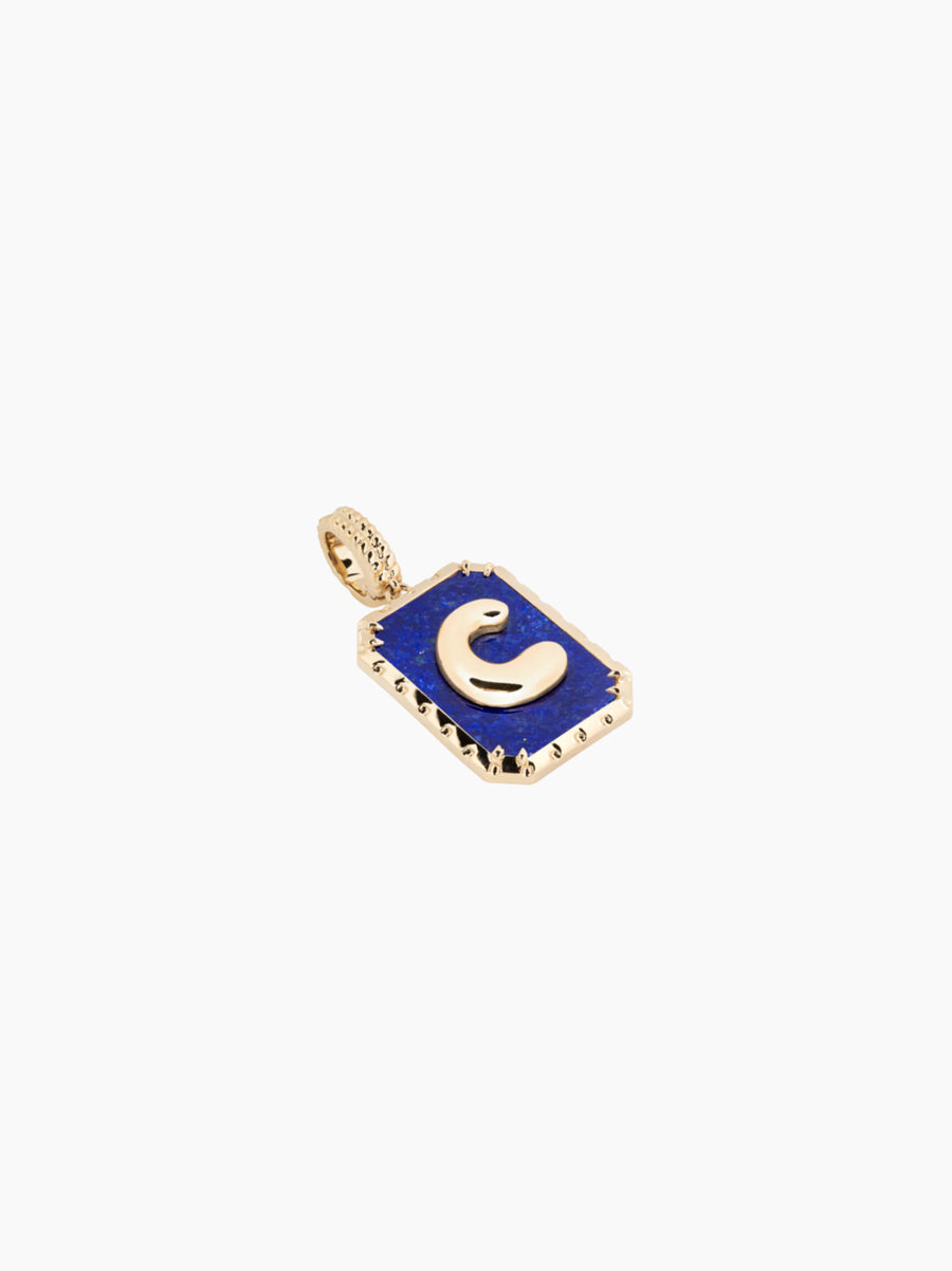 Gold Letter Charm