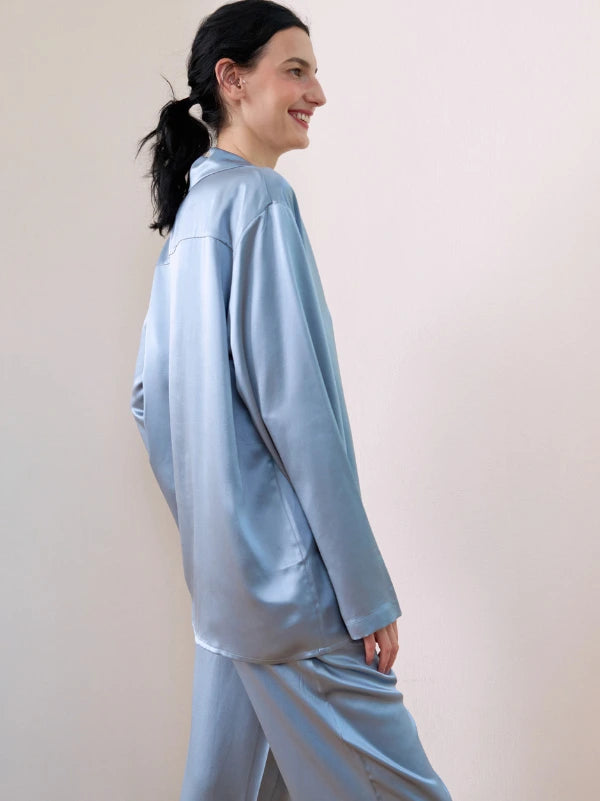 Dachshund Silk Long Pajama Set