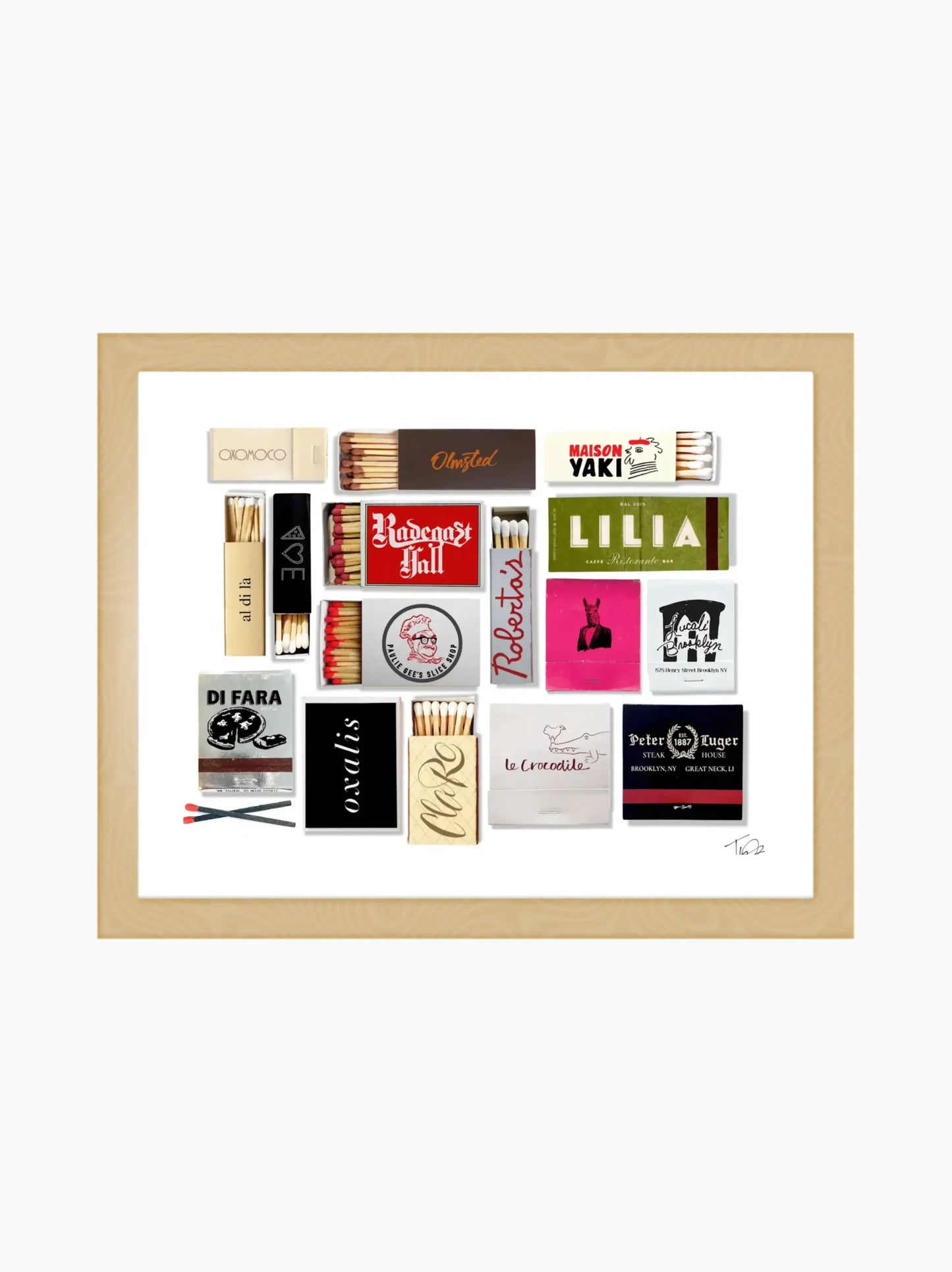 Brooklyn Matchbook Print