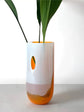 Orange and Blue Eclipse Vase