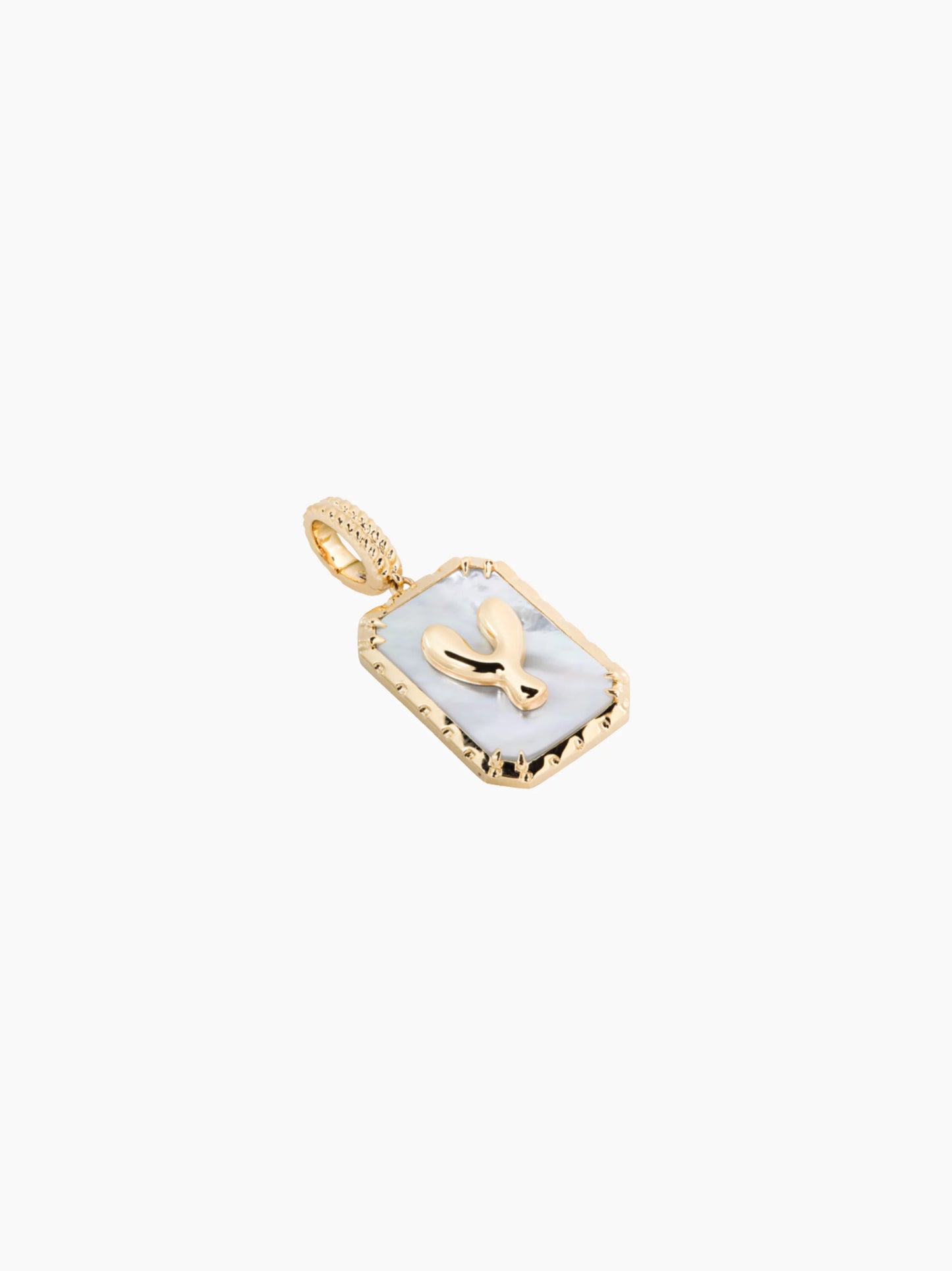 Gold Letter Charm