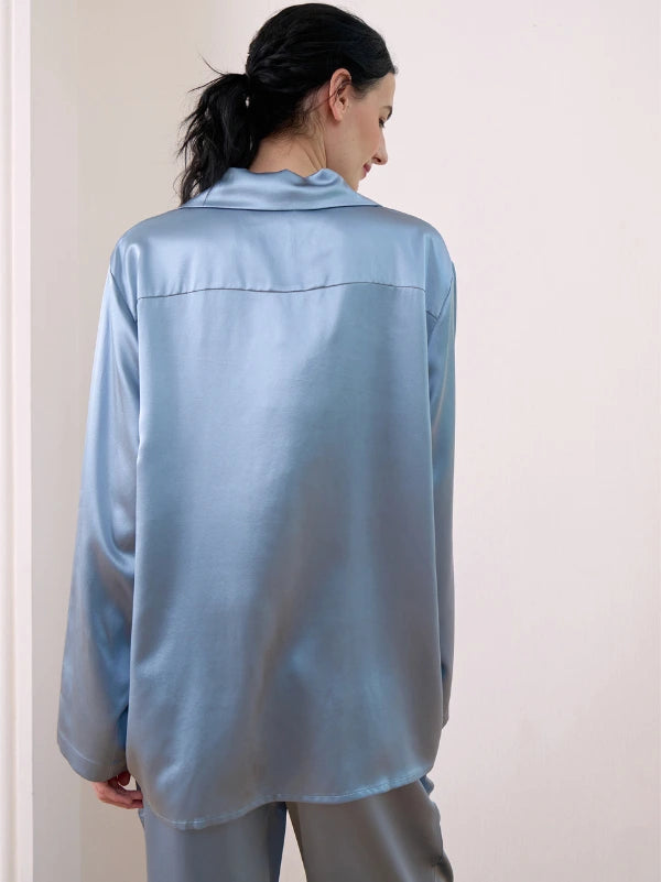 Dachshund Silk Long Pajama Set