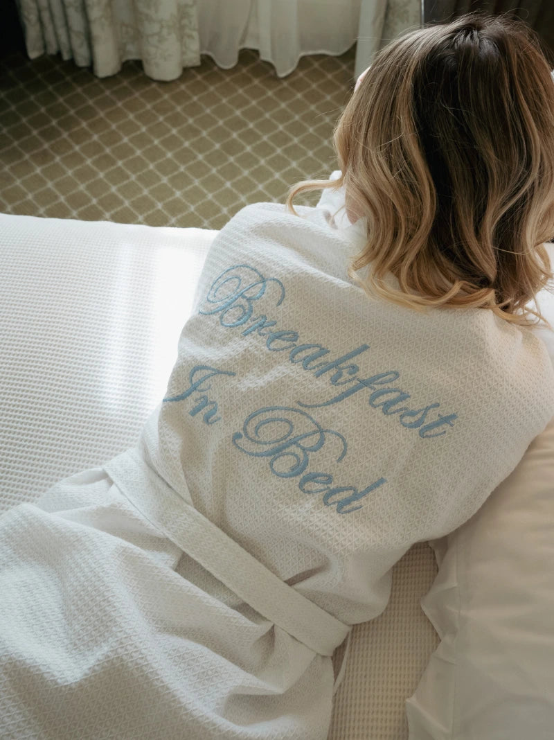 Personalised Back Cotton Robe
