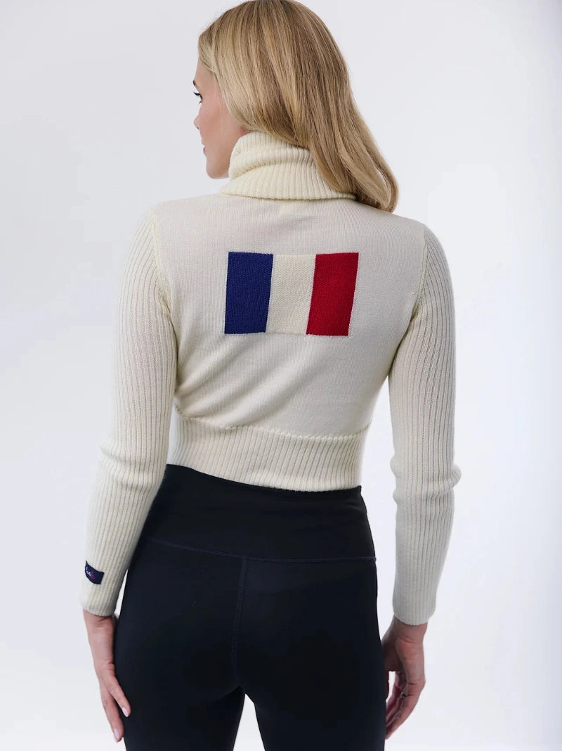 Val D'Isere White Knitted Jumper