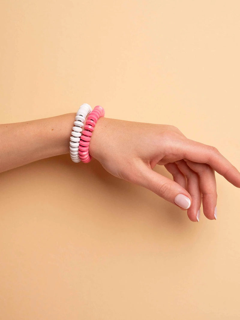 White Beaded Bracelet