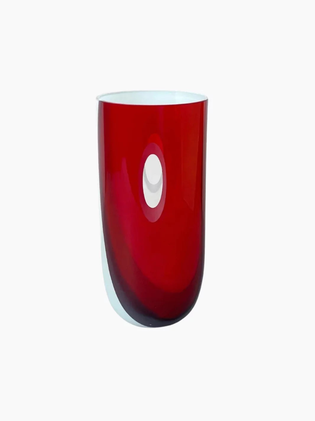 Red and Blue Eclipse Vase