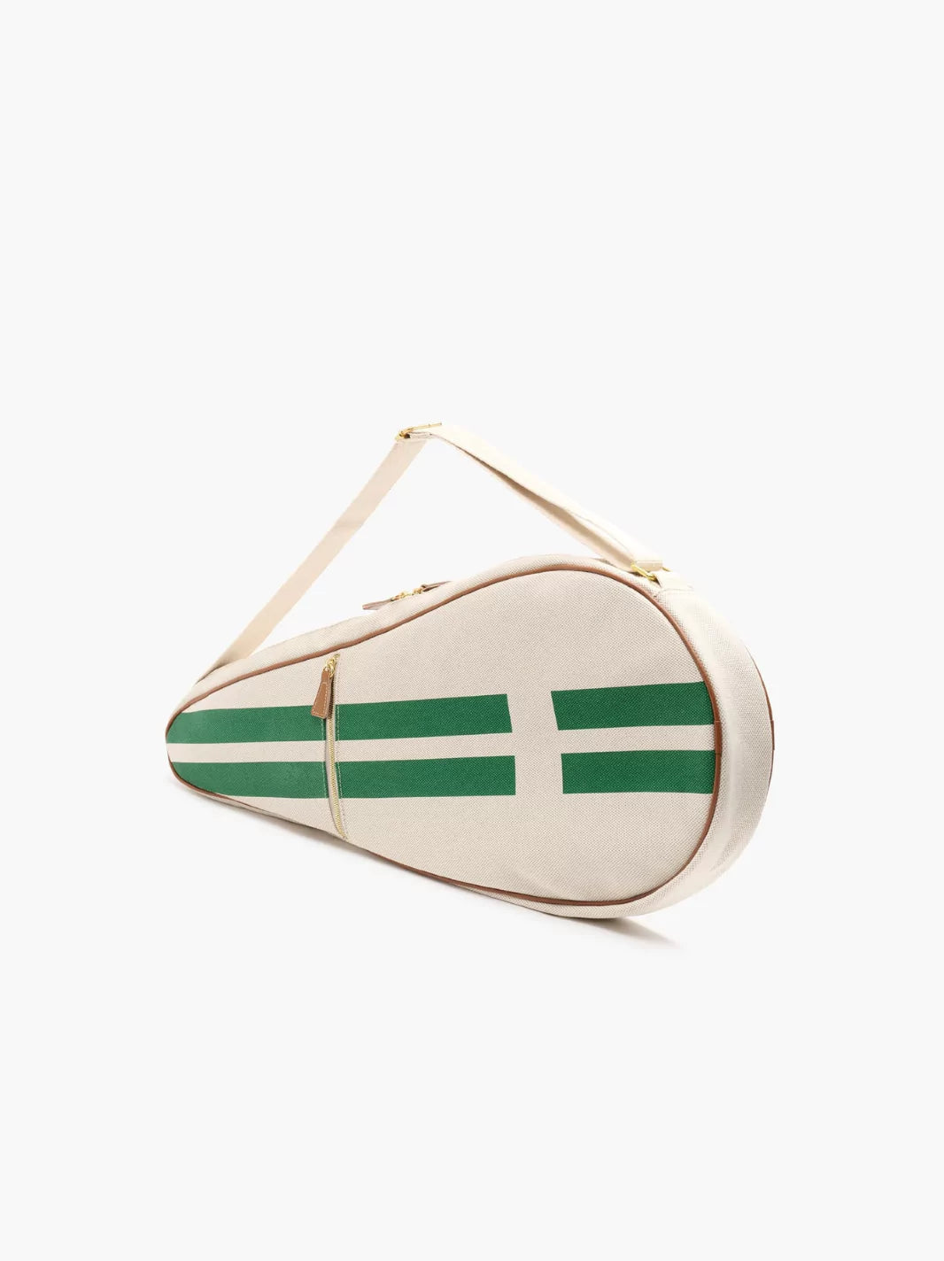 Personalised Cotton Striped Tennis Racket Case | The Go-To