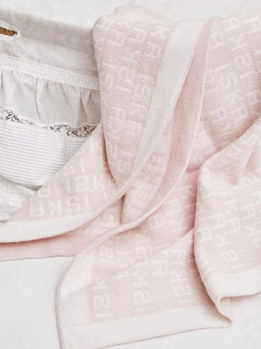 Bespoke Pink Cashmere Blanket