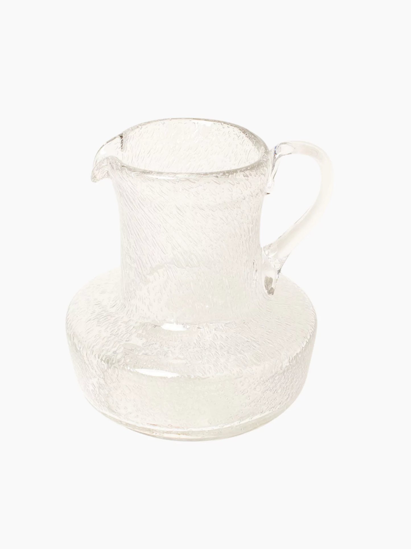 Glass Bubble Pitcher