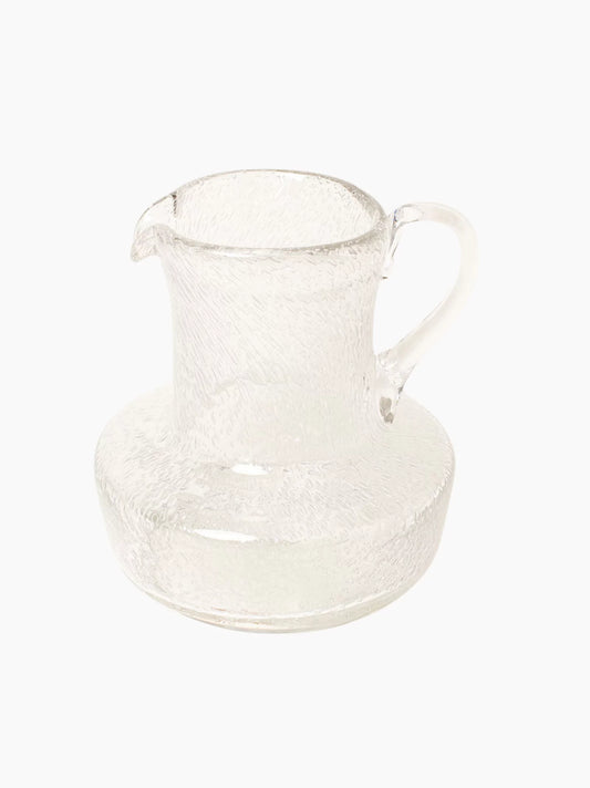 Glass Bubble Pitcher