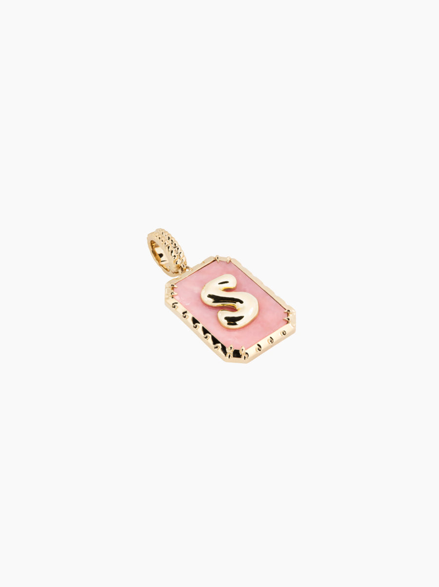 Gold Letter Charm