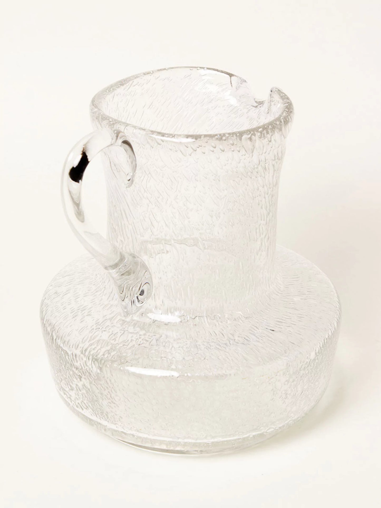 Glass Bubble Pitcher