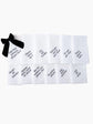 Mixed Phrase Dinner Napkins Set of 12