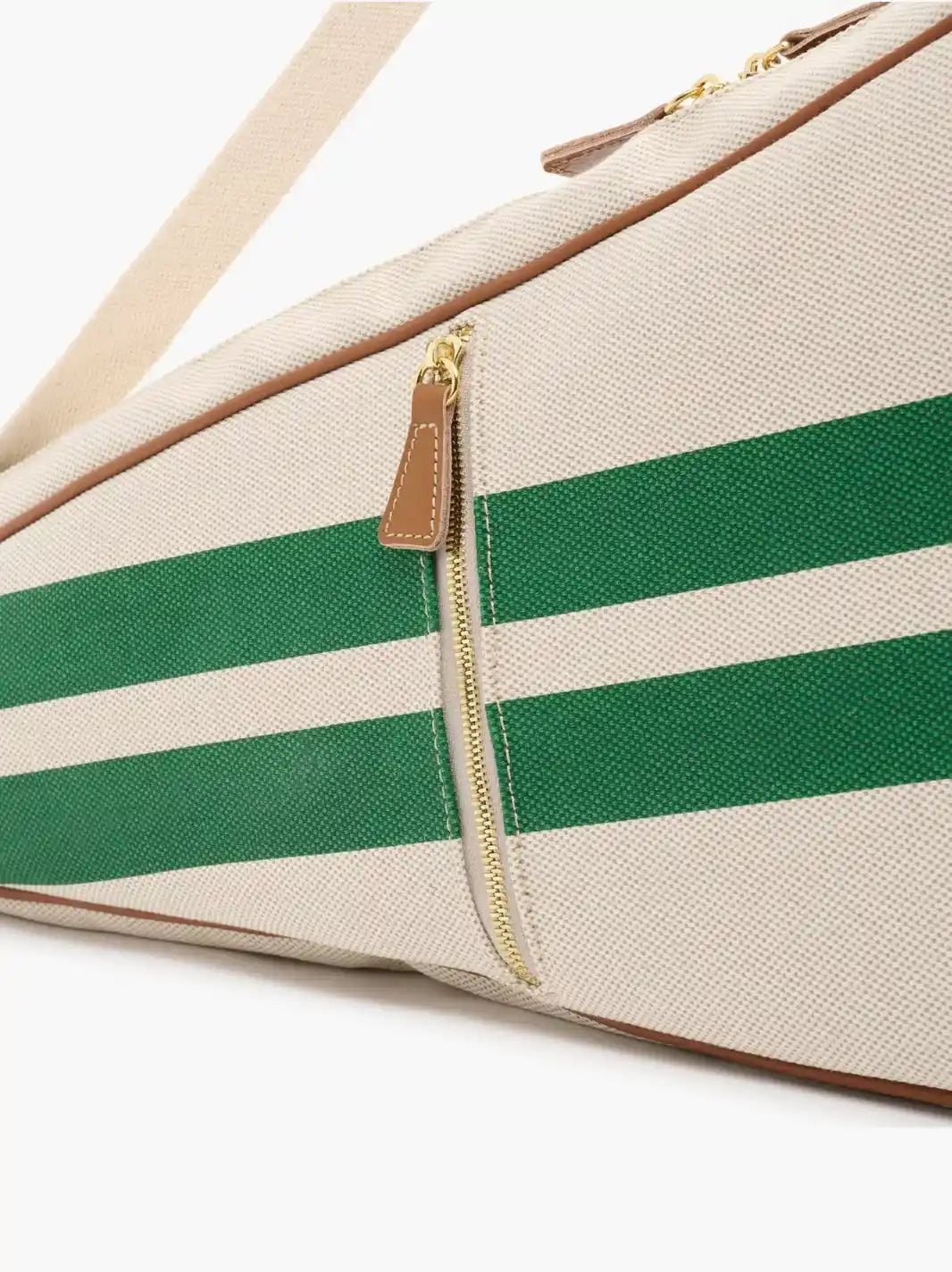 Personalised Cotton Striped Tennis Racket Case | The Go-To