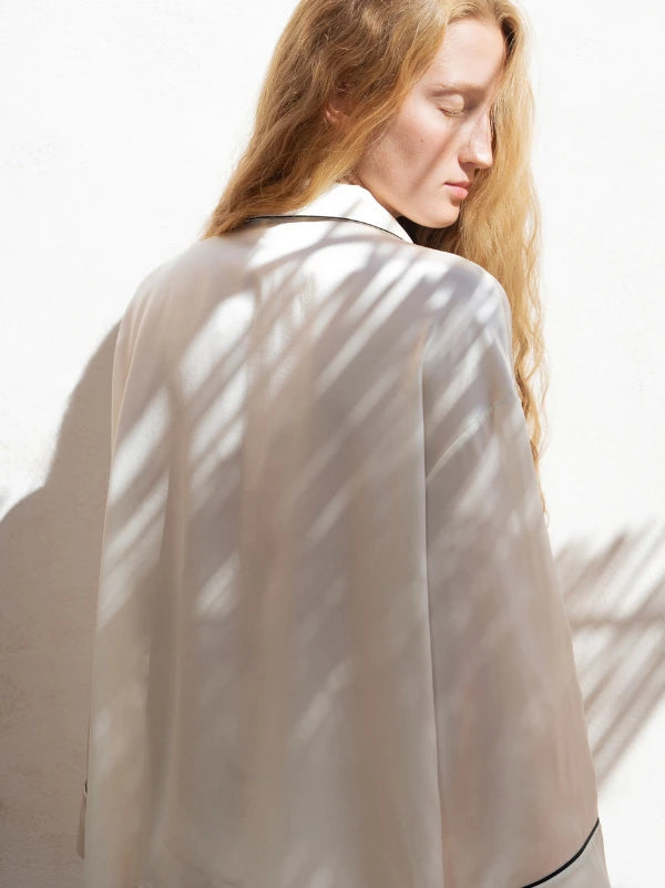 Classic Silk Long Pajama Set