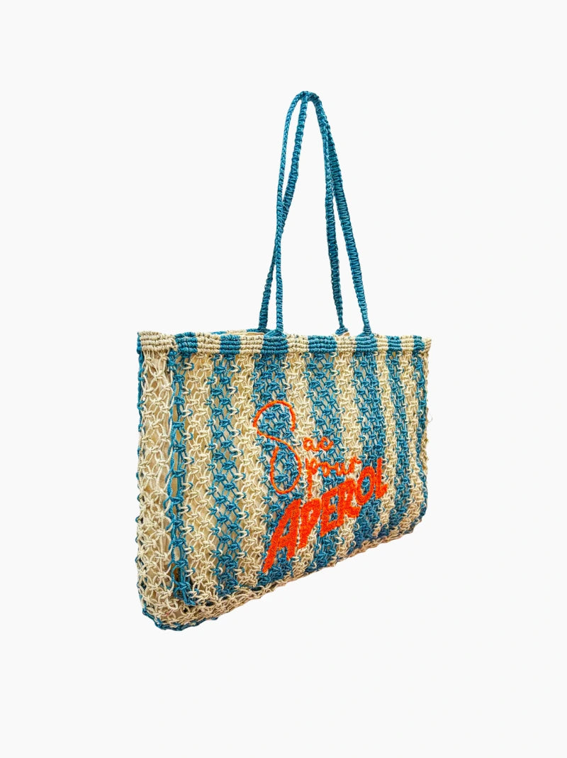 Aperol Jute Bag With Charm