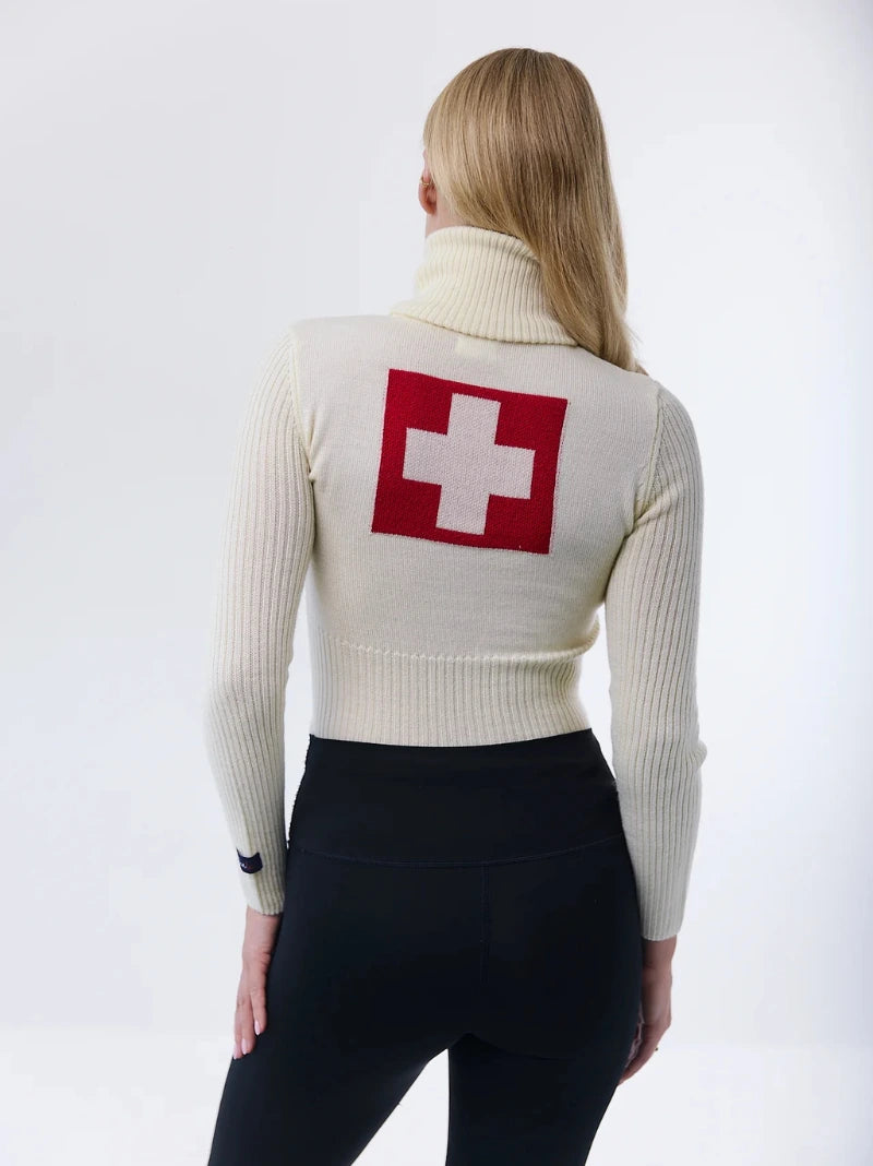 Verbier White Knitted Jumper