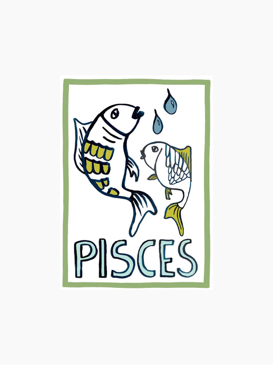 Pisces Tea Towel
