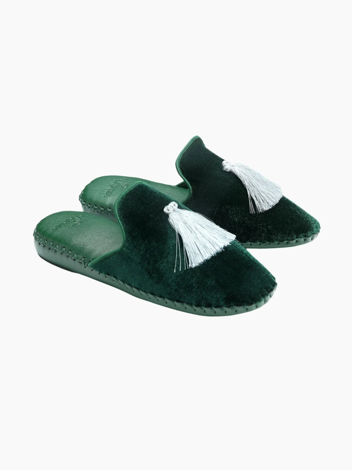 Velvet Tassel Slippers