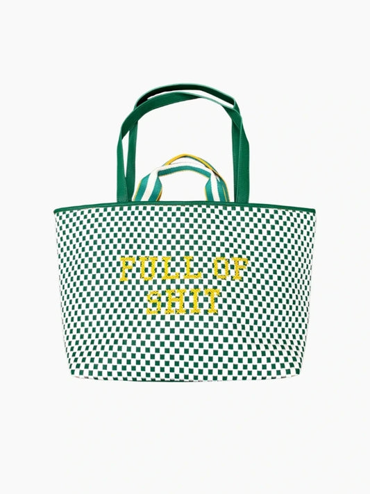 Full Of Shit Embroidered Woven Bag