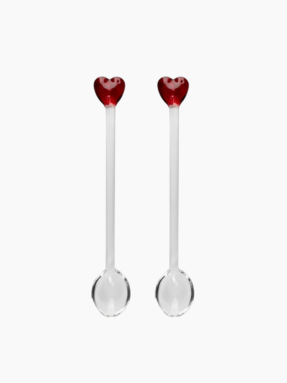 Red Heart Spoons Set of 2