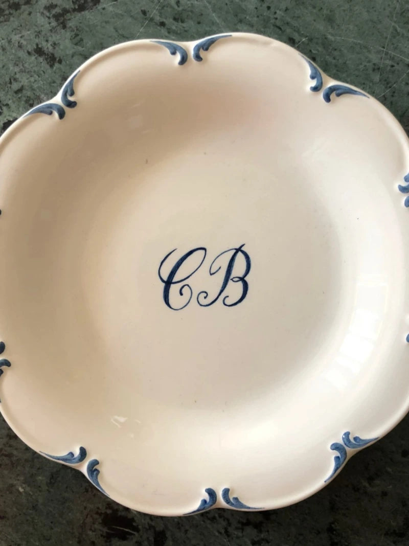 Smerlato Scalloped Plate Set of 12