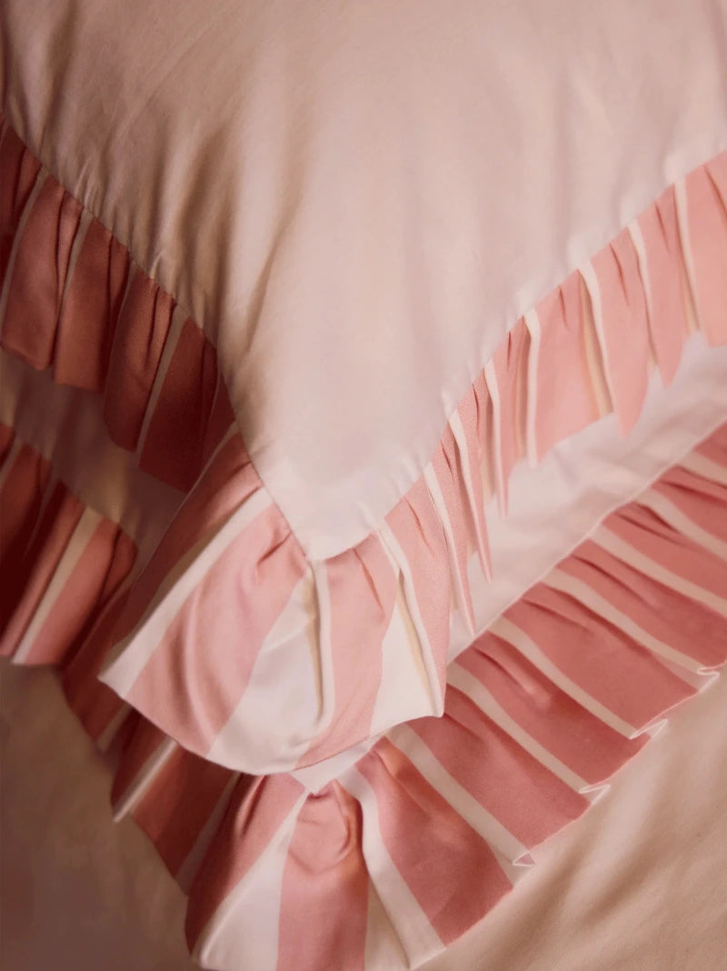 Marshmallow Stripe Bed Set