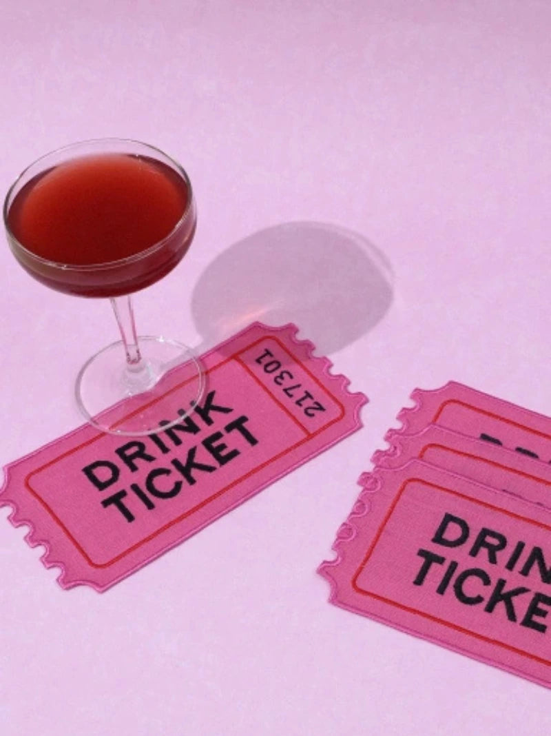 Drink Ticket Cocktail Napkins