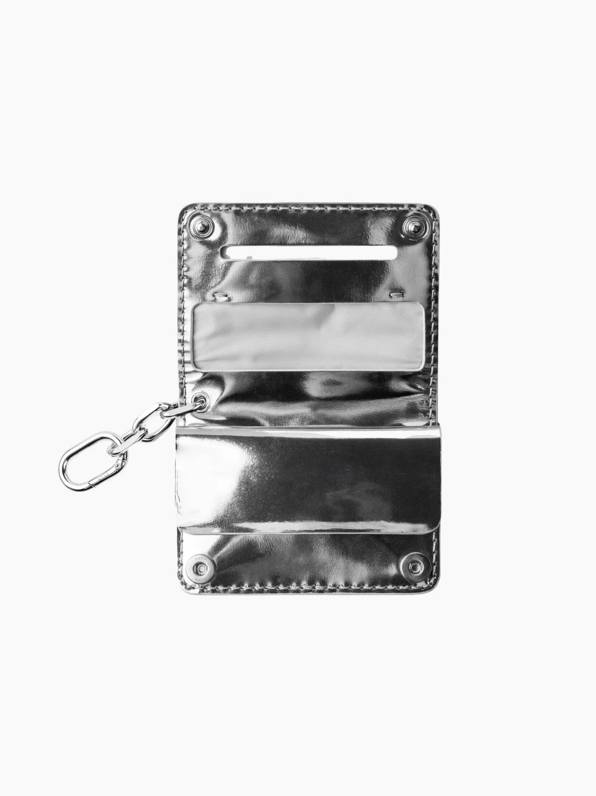 Silver Leather Tobacco Pouch