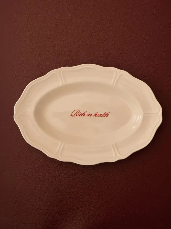 Rich In Health Serving Plate