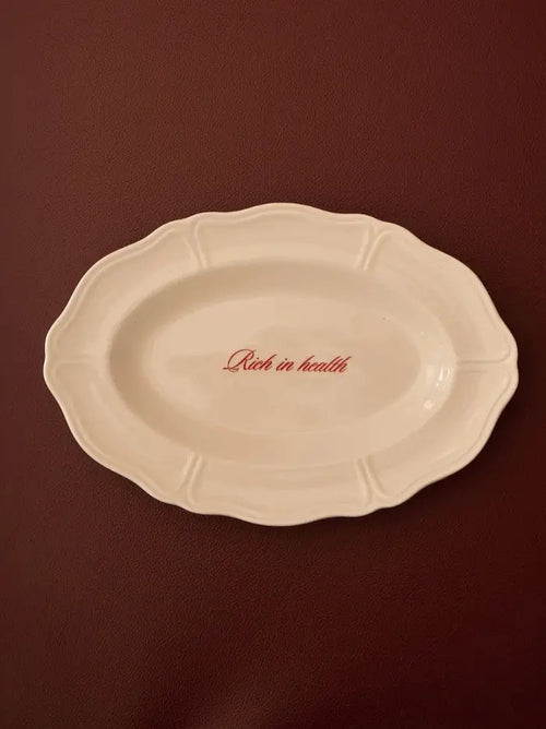 Rich In Health Serving Plate
