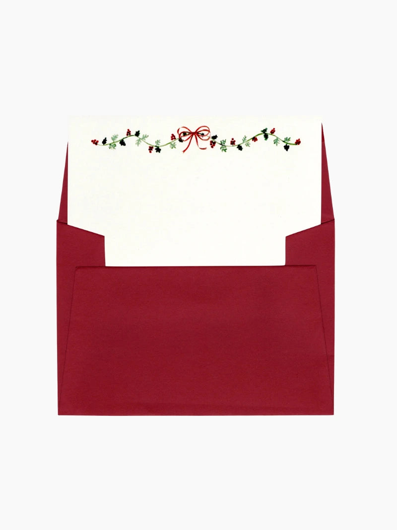 Christmas Garland Note Cards