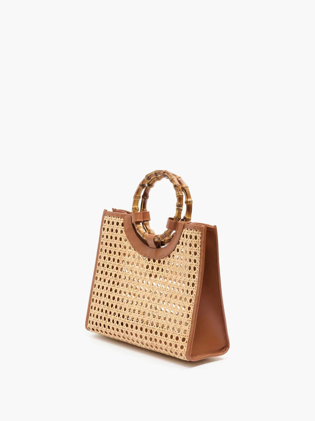 Brown Bamboo Vienna Tote