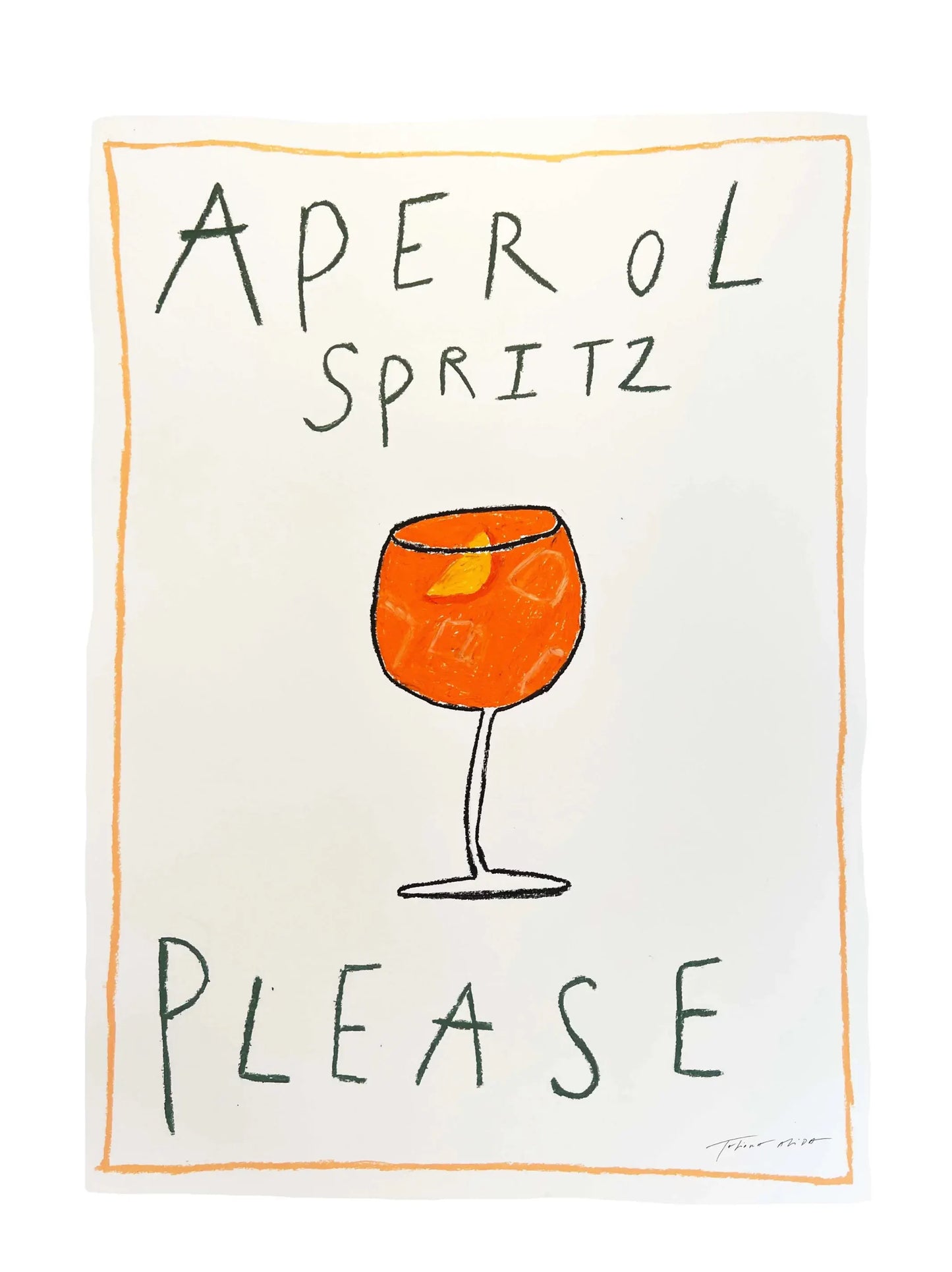 Aperol Spritz Please Art Print