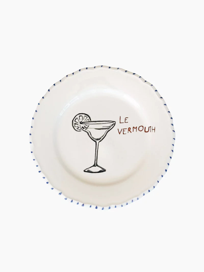 L'Apéritif Plate Set of 4