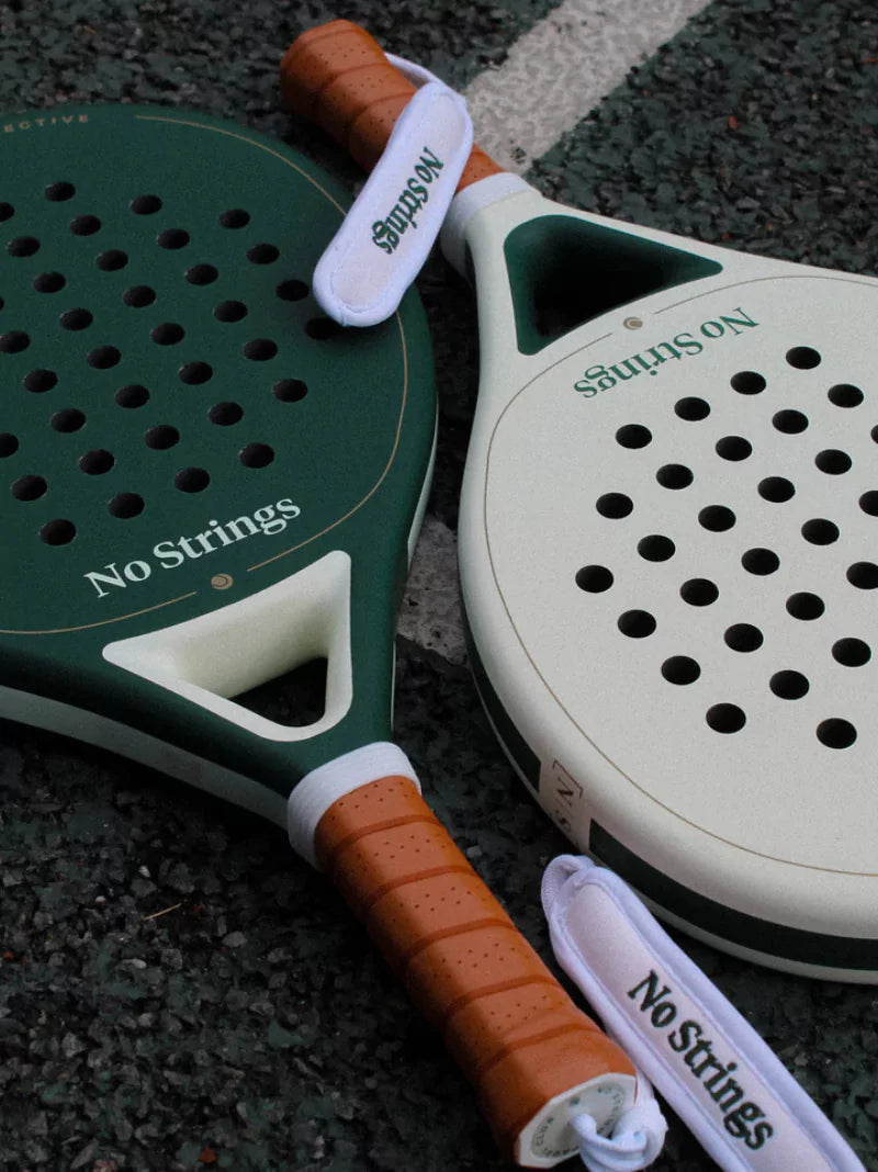 Green and Cream Padel Racket