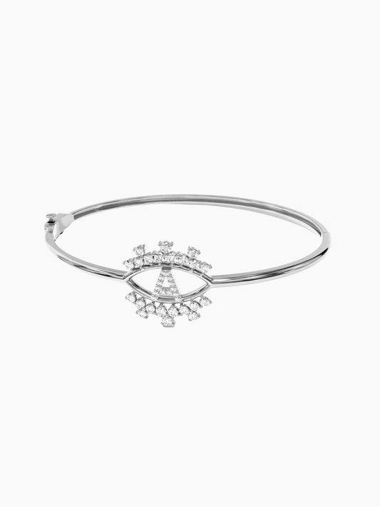 Sara Diamond Letter Bangle