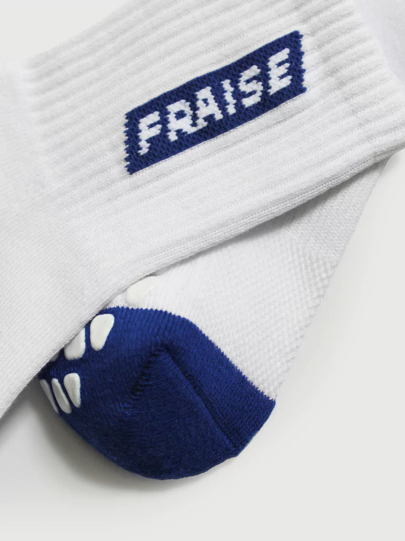 Cobalt Blue Crew Pilates Socks