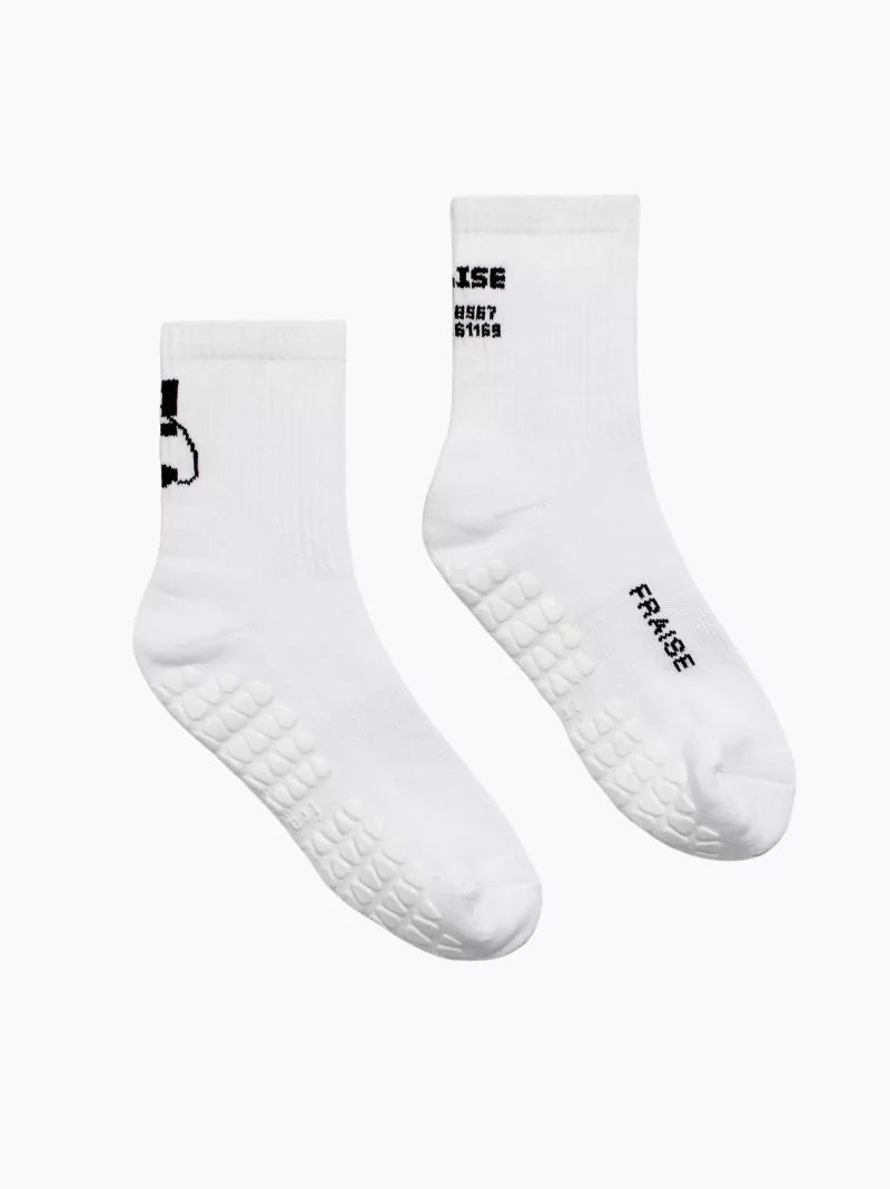 Heritage Quarter Crew Pilates Socks