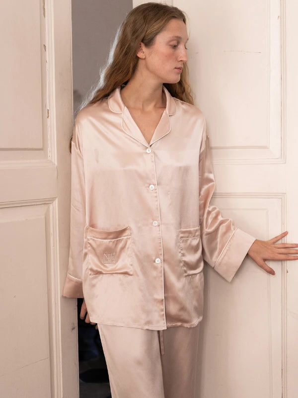 Classic Silk Long Pajama Set