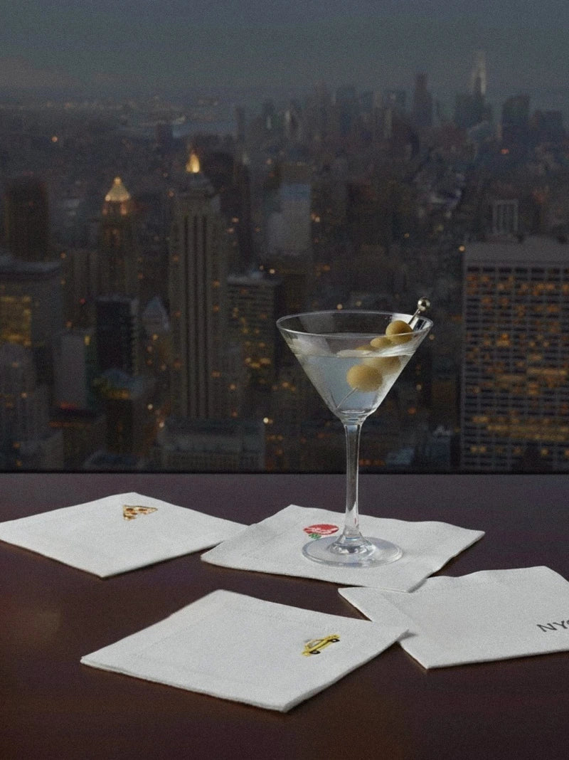 NYC Cocktail Napkin Set of 4