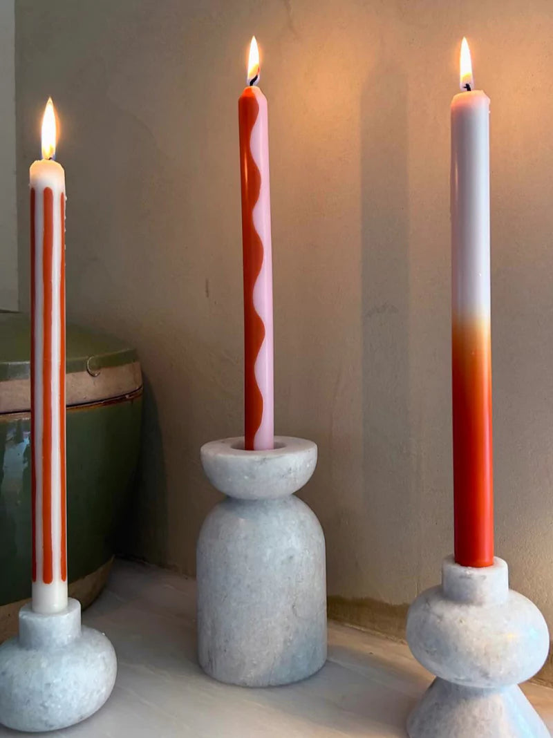 Marmalade Dinner Candles Set of 2