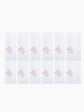 Please Leave By 9 Dinner Napkins Set of 12