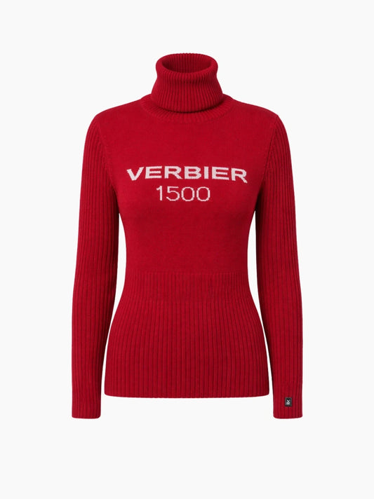 Verbier Red Knitted Jumper
